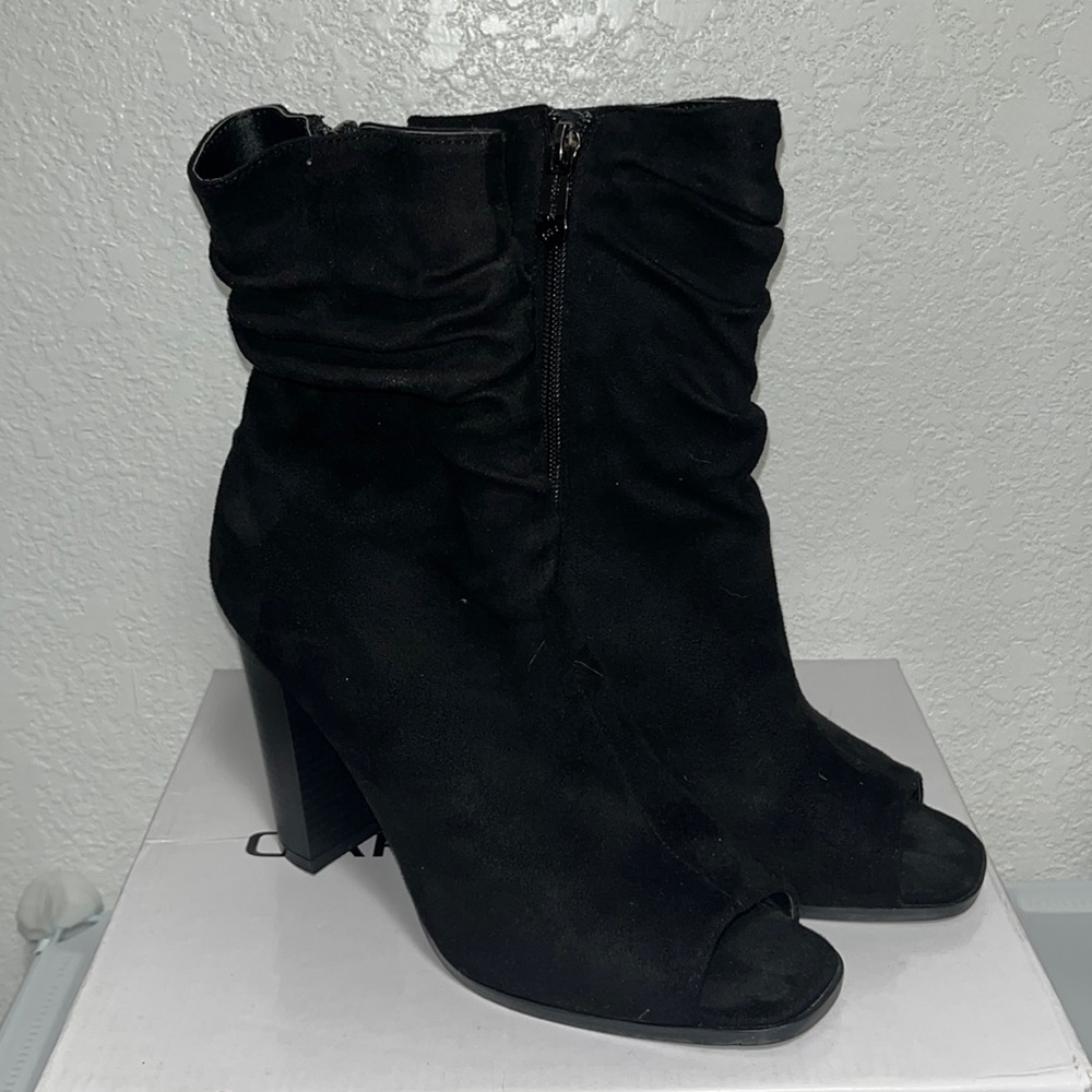 Peep Toe Booties 👢